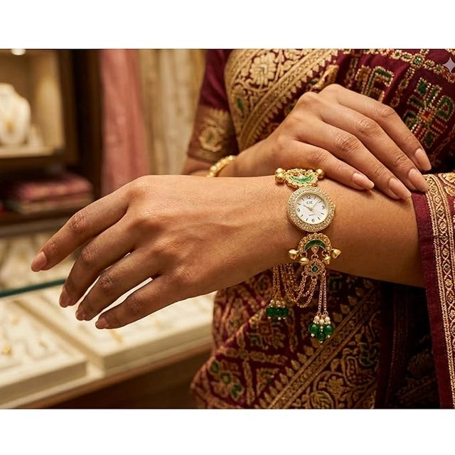 Amara Gold Tassel Timepiece