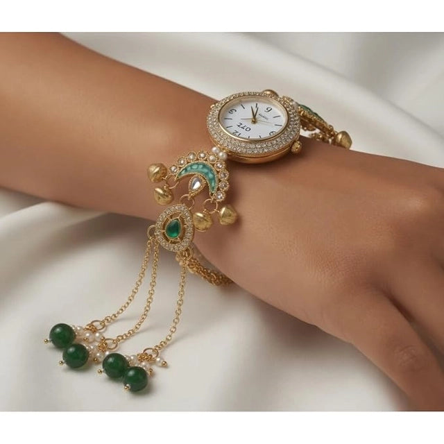 Amara Gold Tassel Timepiece